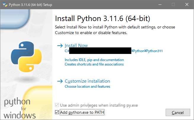 python install 1