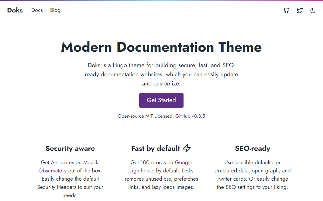 Doks theme main